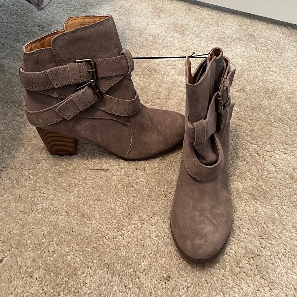 Buckle Heeled Boots